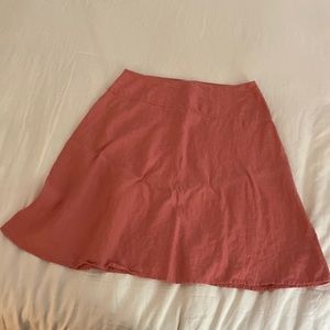 Eileen Fisher Coral A-Line Skirt